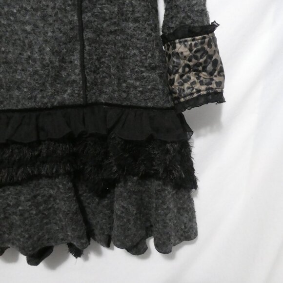 ARIA A USA | medium | Stylish Leopard Print Faux Fur Coat - Picture 16 of 16